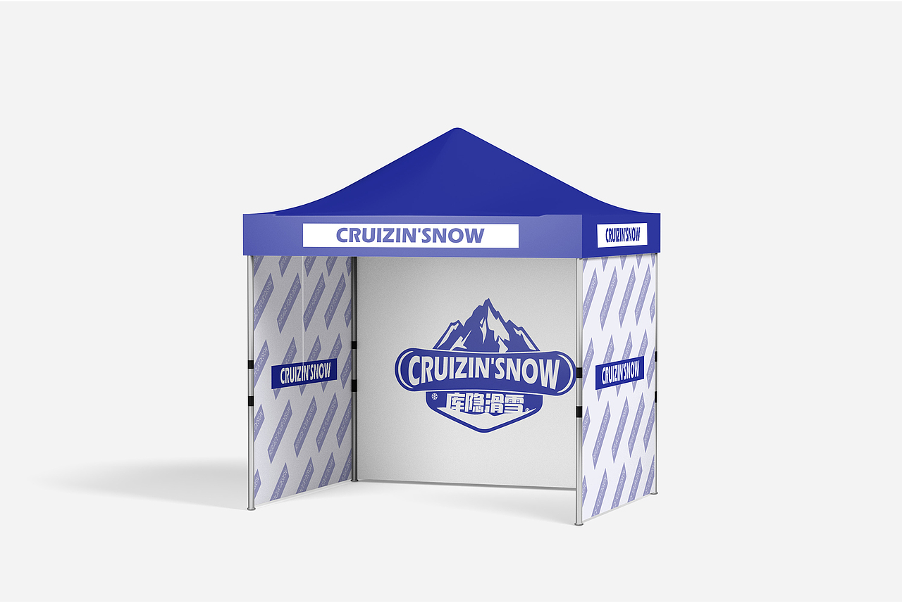 CRUIZIN'SNOW库隐城市滑雪品牌Vi全案设计落地