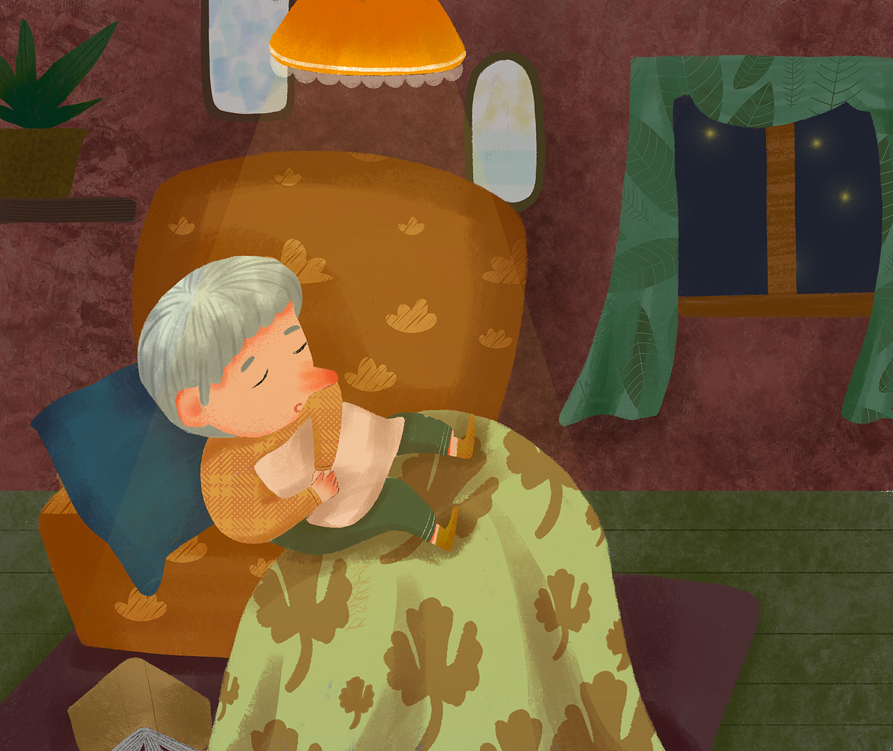 近期的儿童插画稿子