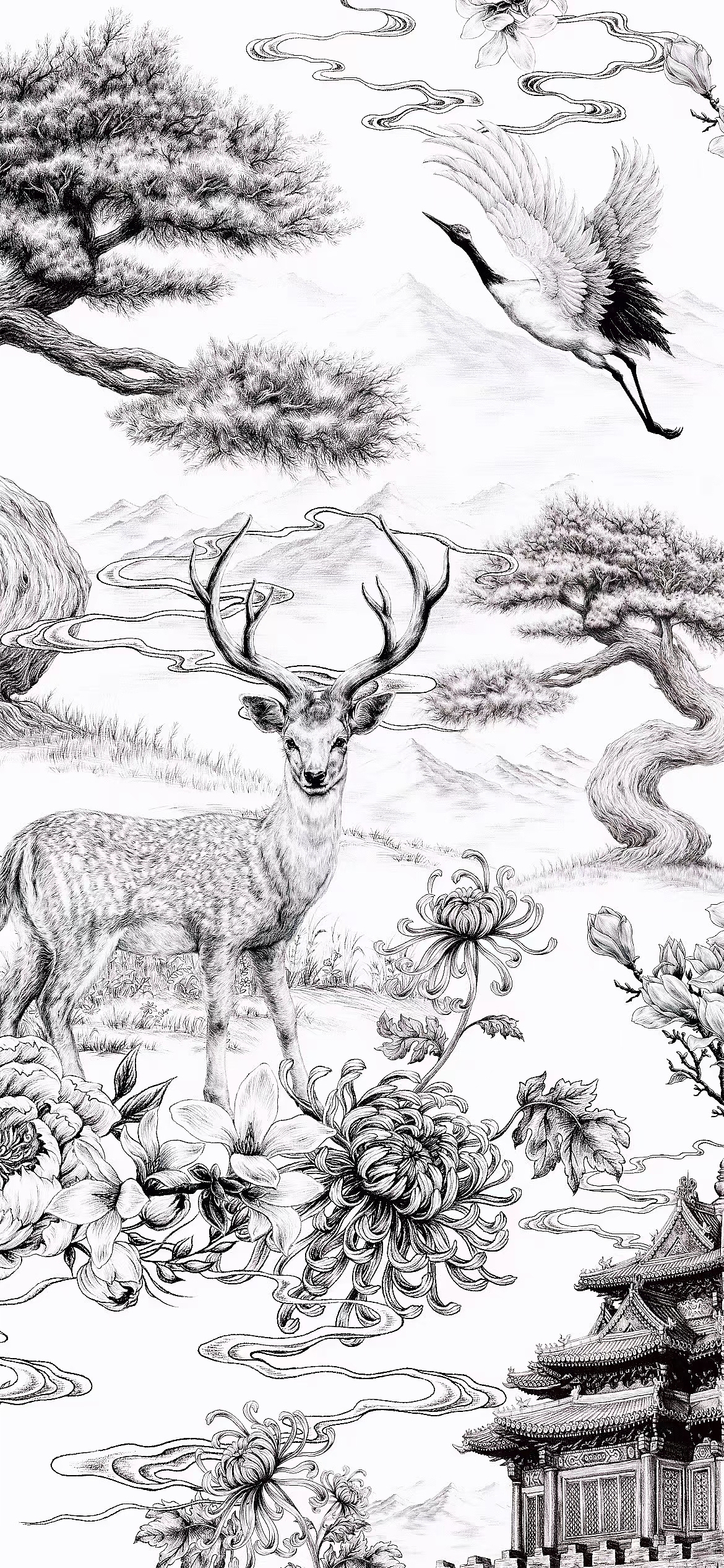 为“宫廷文化”绘制的素描风插画（图ZMzIxNTU0ODIw） - 商业插画 - 站酷设计师傅淳强画者之旅原创素材 - 站酷ZCOOL