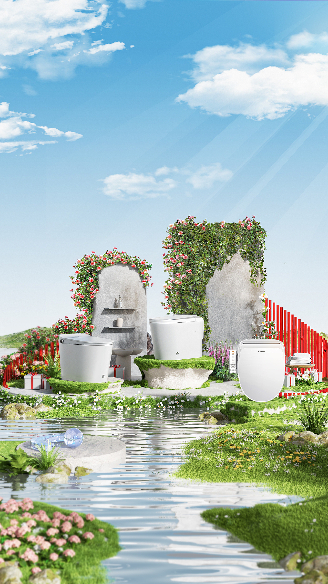 近期场景渲染【家电类目】