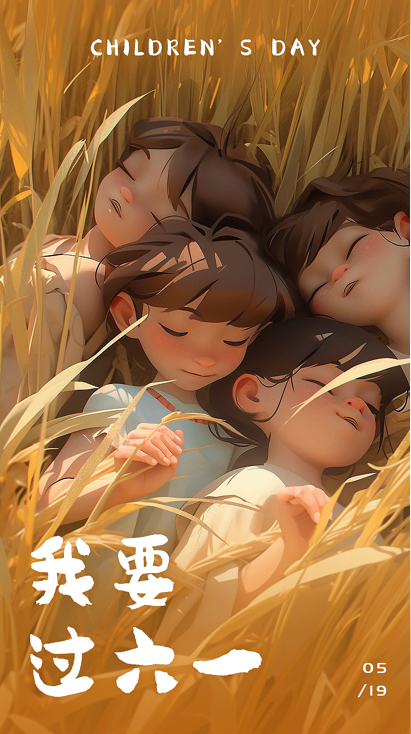 六一，童年与麦田（图ZMzQxNjMzODMy） - 商业插画 - 站酷设计师泽贤原创素材 - 站酷ZCOOL