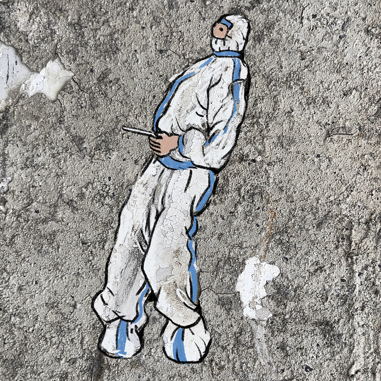 上海居家的两个多月画了超过六十个不同的大白