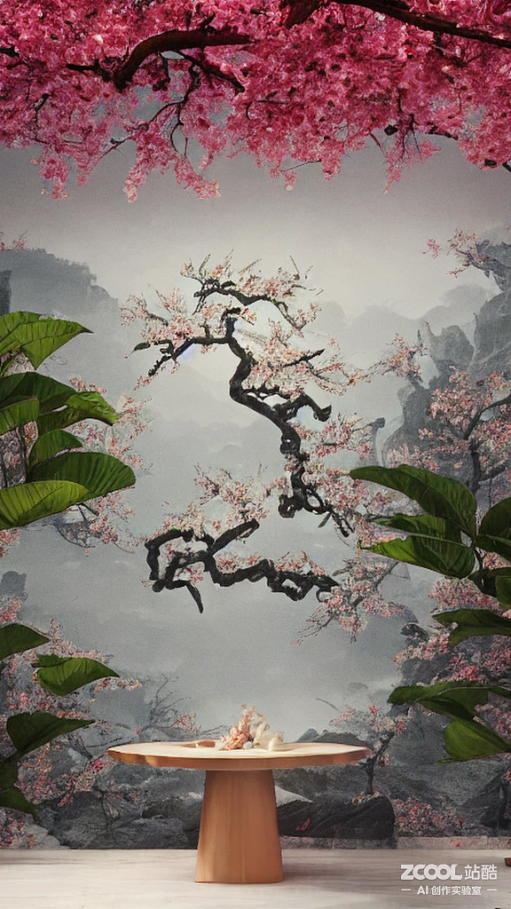 #AI创作实验室#【海底植物静物】【国画X油画】（图ZMzE5OTcxMjk2） - AI作品 - 站酷设计师xingceng2号原创素材 - 站酷ZCOOL