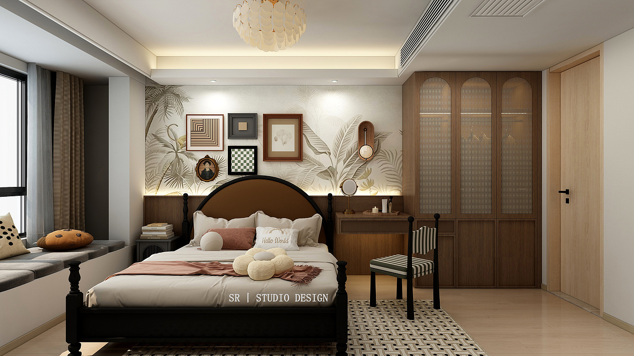 SR遇之空间设计丨锦绣雅著（图ZMzY4Mzk0NzI4） - 家装设计 - 站酷设计师SR_STUDIO原创素材 - 站酷ZCOOL