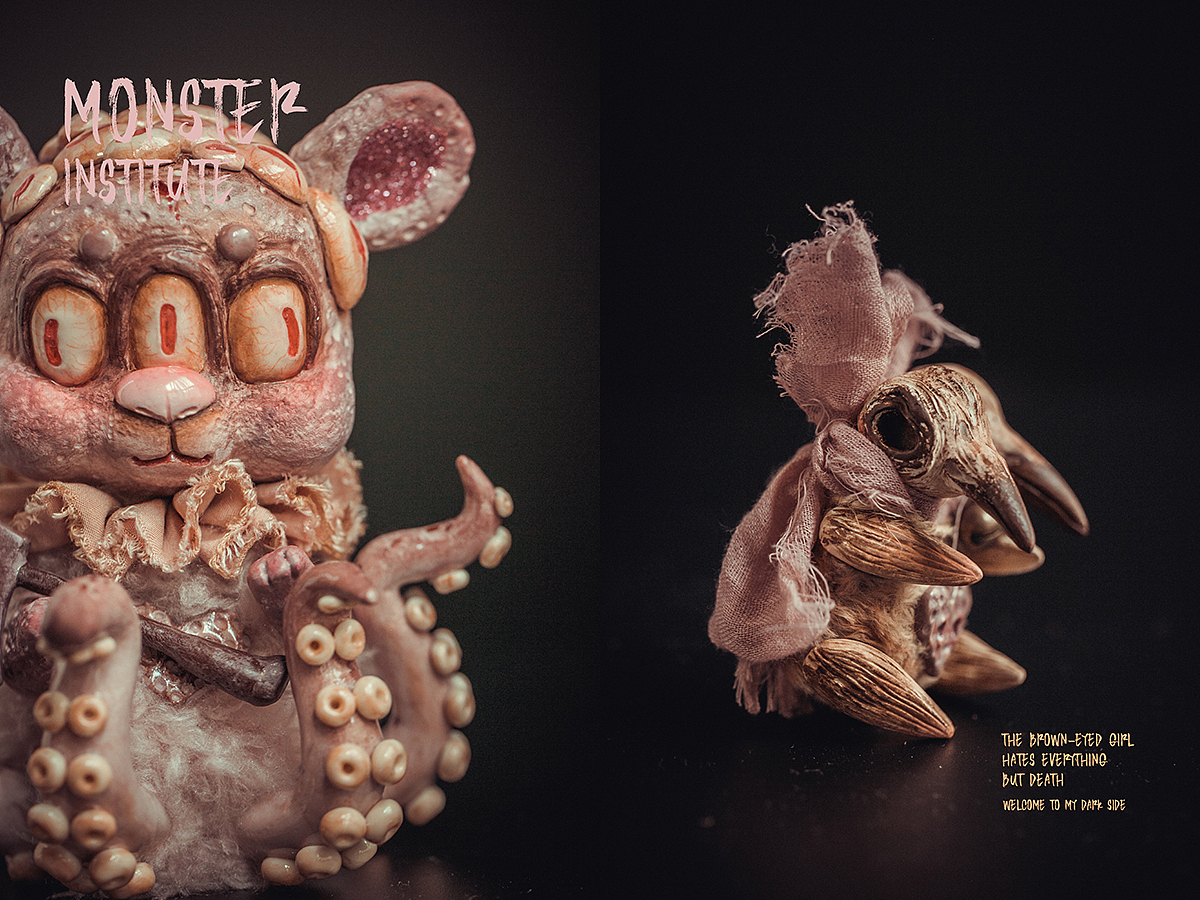 怪物研究院（圖ZMjk3NzI0ODgw） - 手辦/模玩 - 站酷設(shè)計師死兔子Bunny原創(chuàng)素材 - 站酷ZCOOL