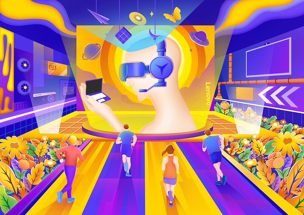 指尖之上，无限可能......（图ZMzA0NjQyOTc2） - 商业插画 - 站酷设计师郑不错ZBC原创素材 - 站酷ZCOOL