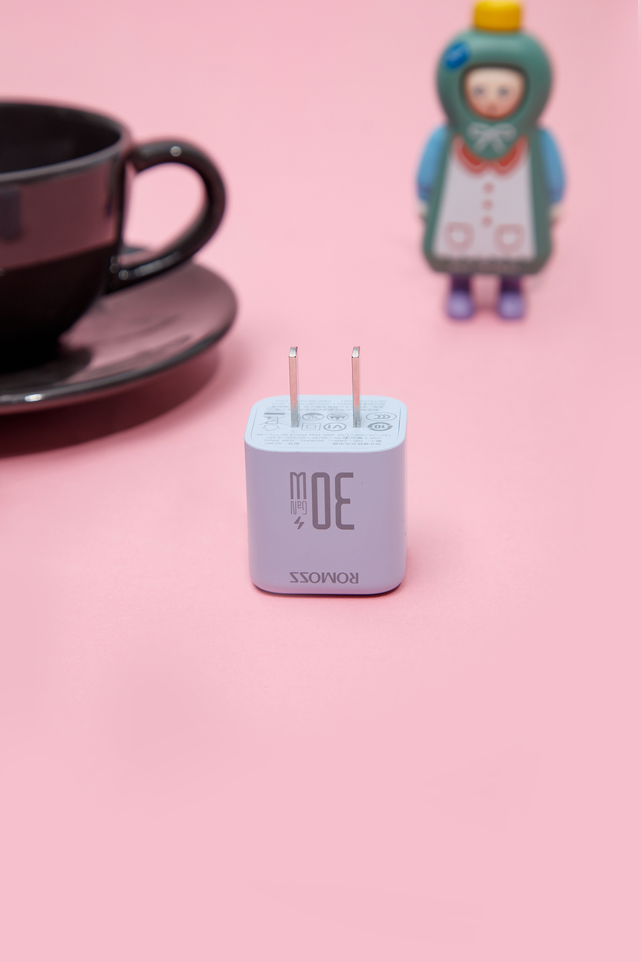 罗马仕 AC20C-30W 小果冻 蓝色 充电头