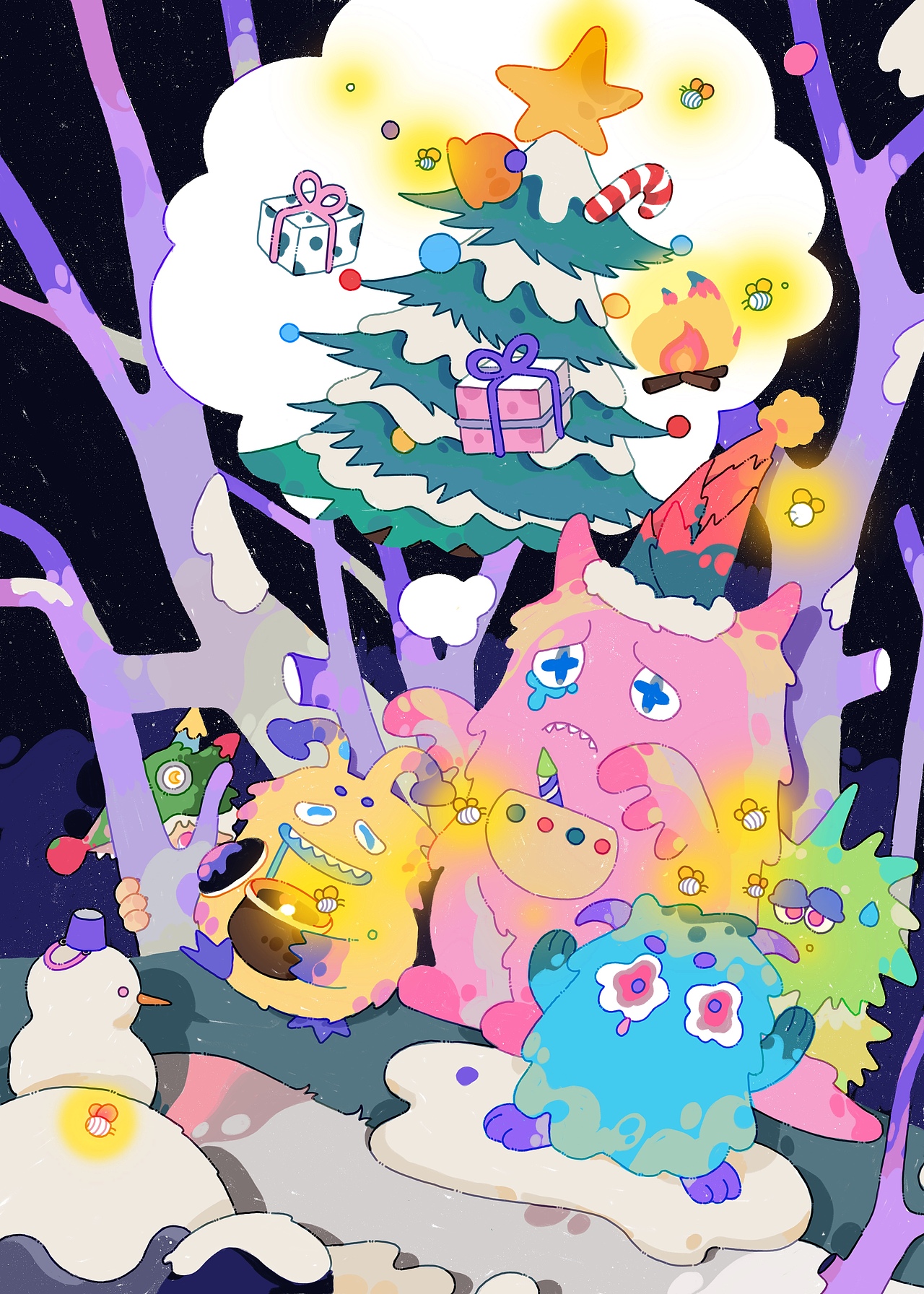 SOMO插画合集 | 旅途森林中的故事