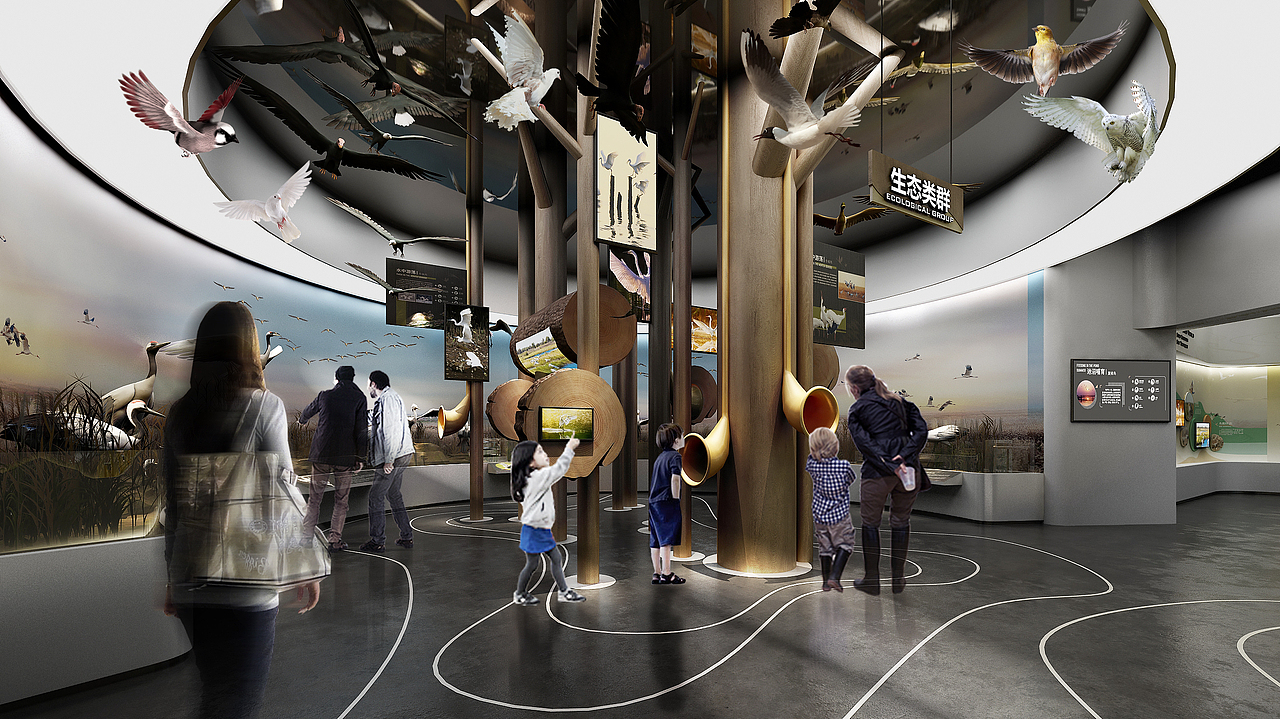 丹顶鹤生态博物馆(附模型下载ID)