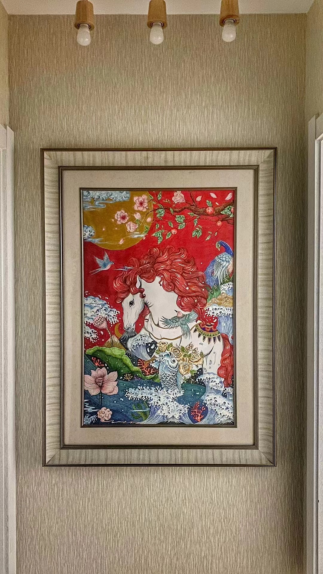 月满婵娟 ，人愿团圆，手绘插画海报设计（图ZMzUxOTE2MzIw） - 商业插画 - 站酷设计师飞鱼92原创素材 - 站酷ZCOOL