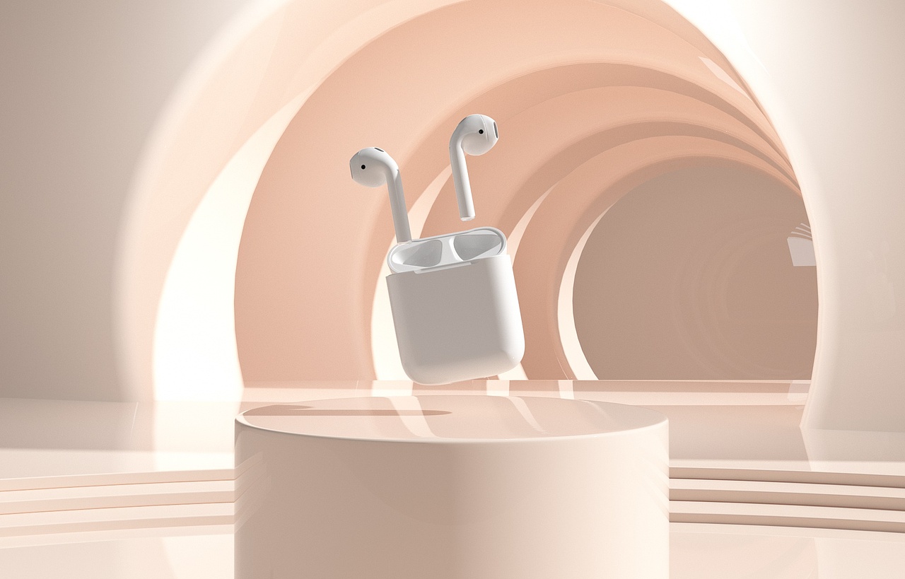 C4D|蓝牙耳机|建模渲染