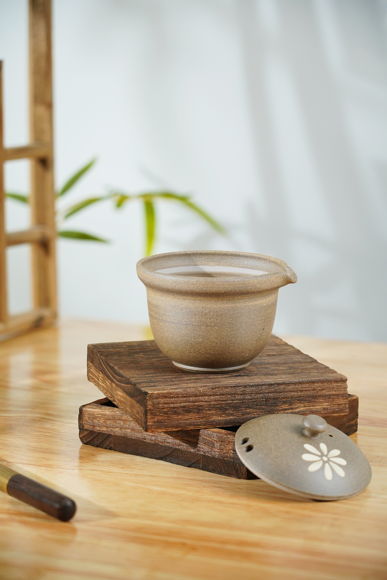 日式陶瓷茶具摄影