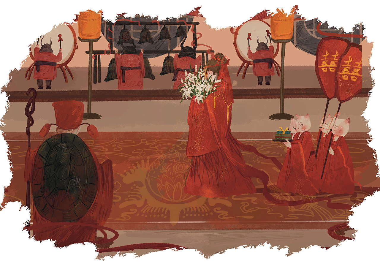 展示//儿插商稿《七彩语文》部分内页插画配图