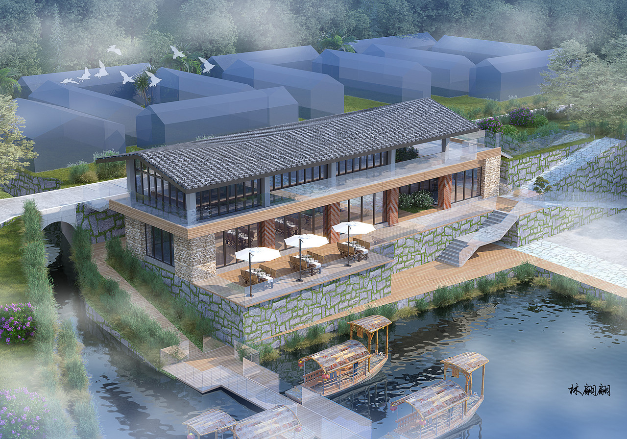 室外效果图|心之所向的生活