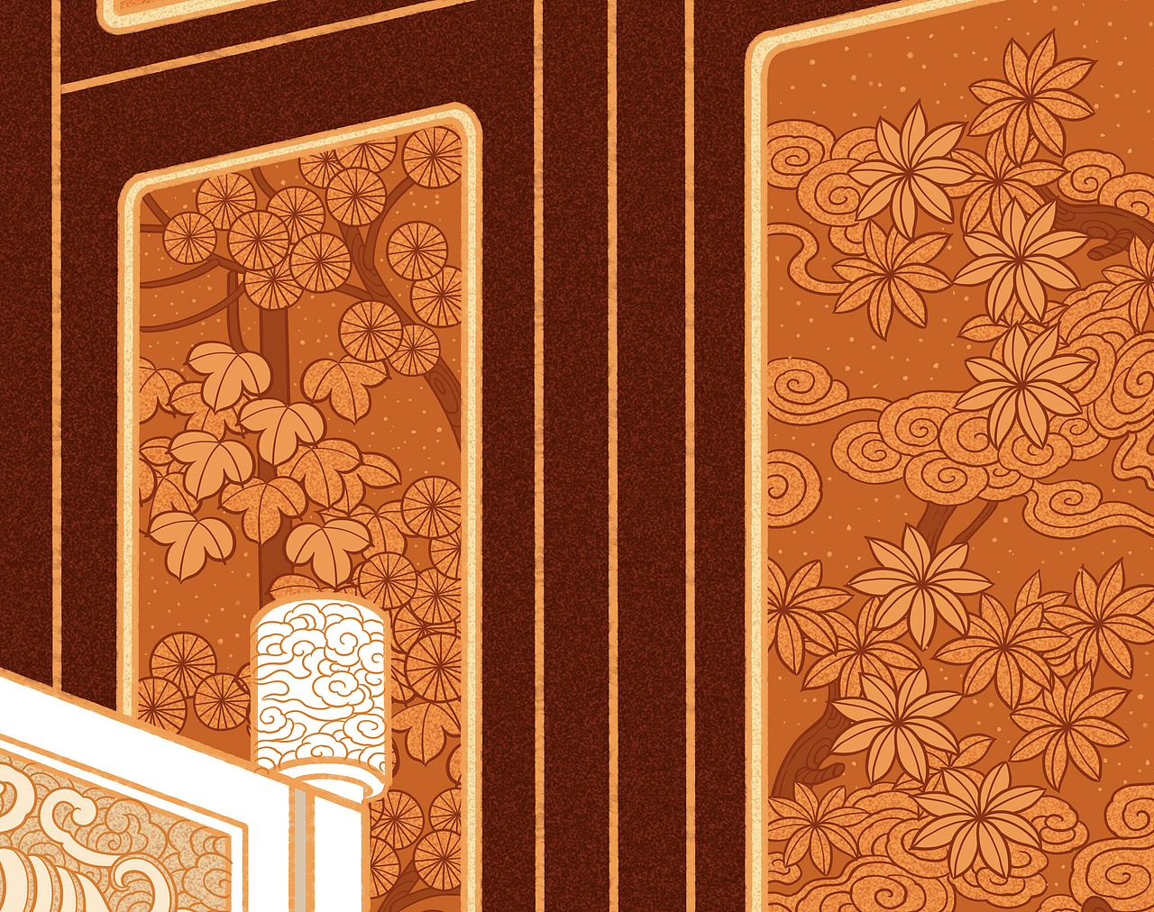 《画壁》组画系列（图ZMzYwNTM4MjYw） - 商业插画 - 站酷设计师唐众汤忠原创素材 - 站酷ZCOOL