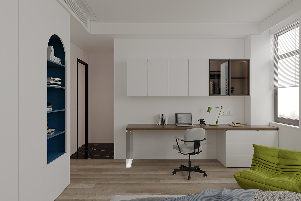 几何共社丨330m²顶层平墅，沉静疗愈的居心之所（图ZMzU2NjI0Nzk2） - 家装设计 - 站酷设计师黑米洲原创素材 - 站酷ZCOOL