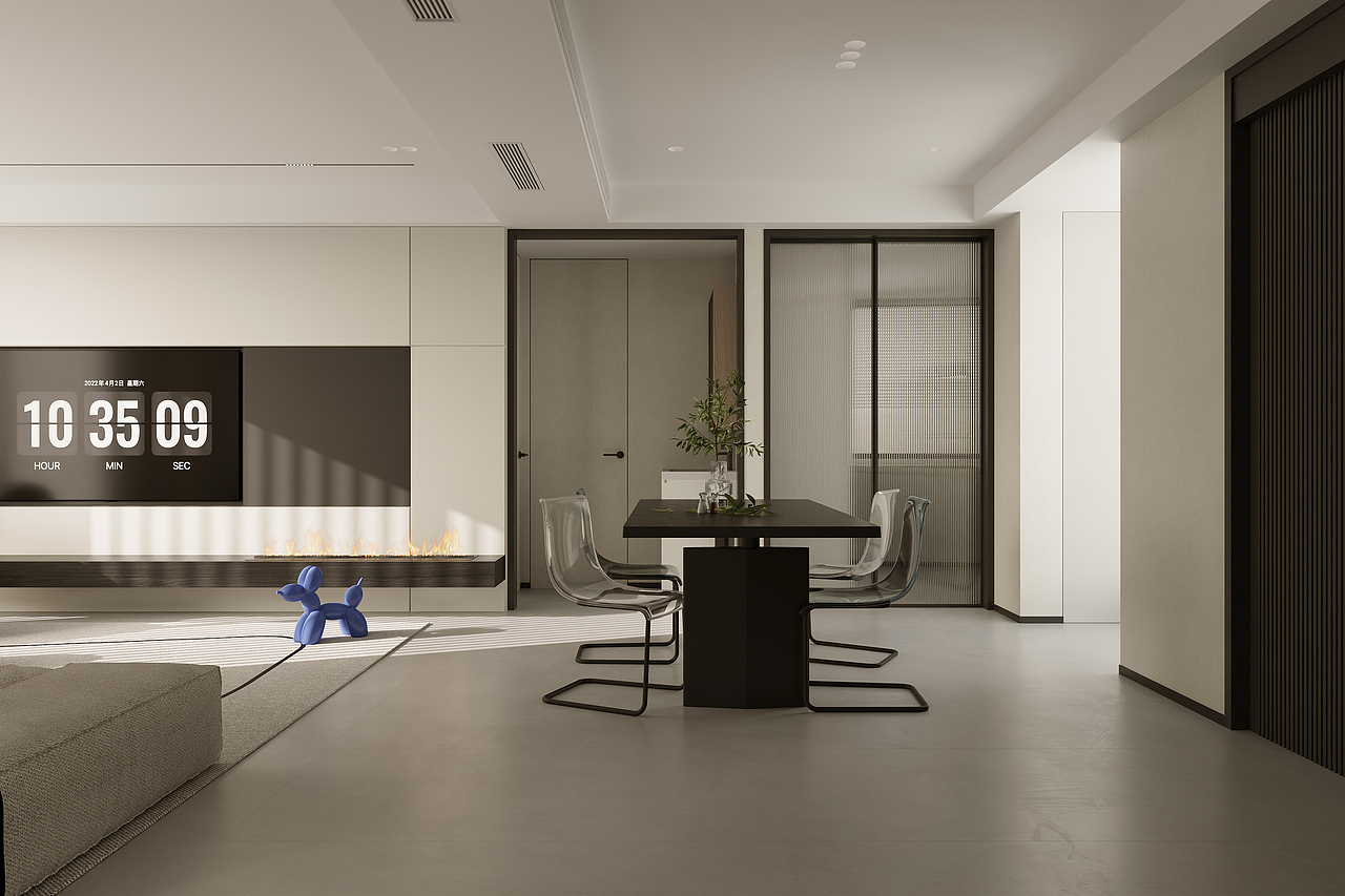 现代极简|奶油|克莱因蓝|重奢|法式奶油|侘寂（图ZMzE5MjA4NTY0） - 建筑/空间 - 站酷设计师一心只为做图人原创素材 - 站酷ZCOOL