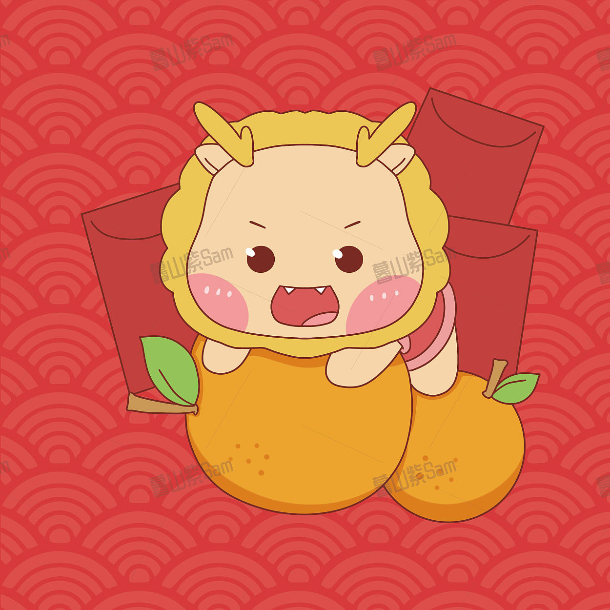 小龙IP卡通形象吉祥物龙设计