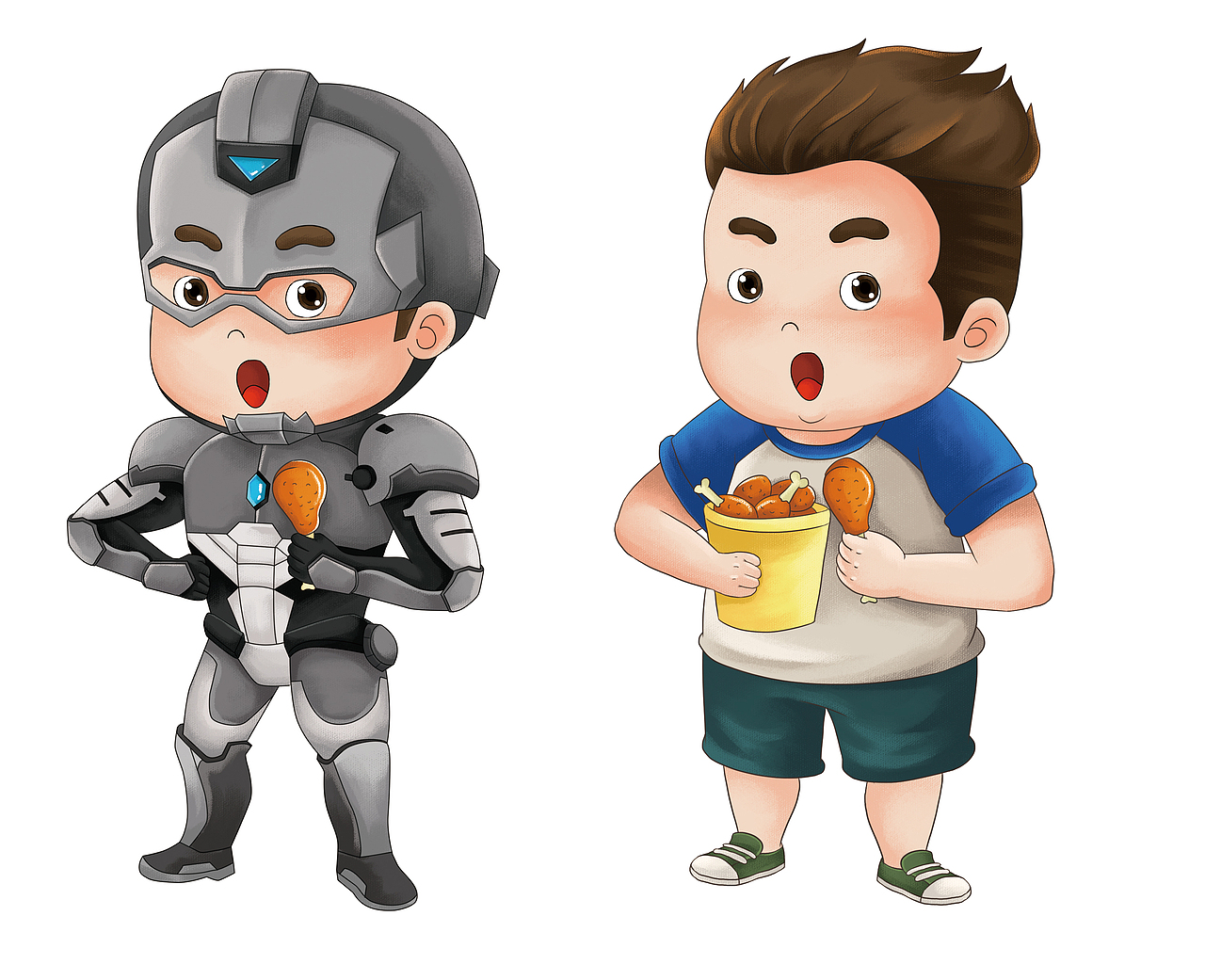 【人物形象设计】（图ZMzM1MDEyODUy） - 儿童插画 - 站酷设计师北极以北821015原创素材 - 站酷ZCOOL