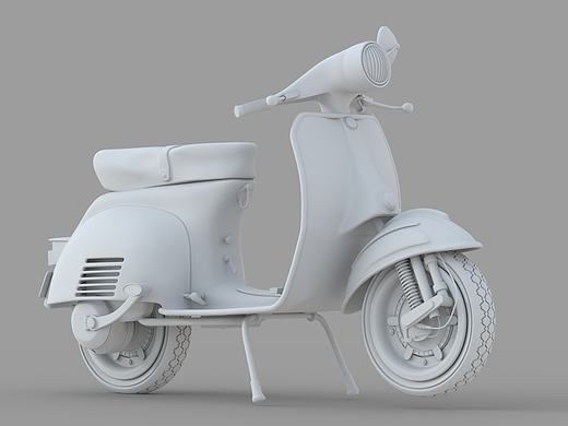 VESPA-1975-學(xué)員作品（個(gè)人主頁(yè)-ZNjA4MDY2NTY=） - 機(jī)械/交通 - 站酷設(shè)計(jì)師Ralph_liu原創(chuàng)素材 - 站酷ZCOOL