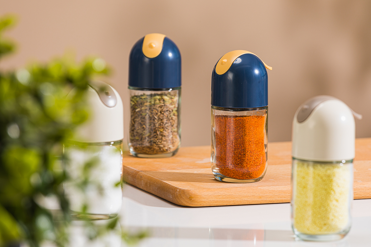 《左撇子 旋转门》| 调味罐 | 调料瓶 | 撒料瓶 | 厨房