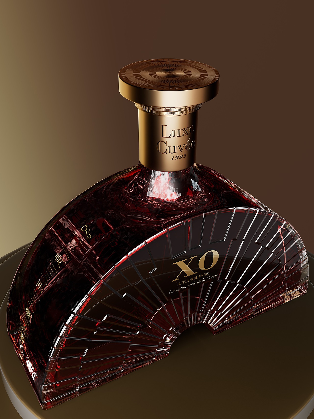 原创酒包装设计｜Luxe Cuvée XO，时间和艺术的结晶（图ZMzY4MTIxNjUy） - 包装 - 站酷设计师M01Design原创素材 - 站酷ZCOOL
