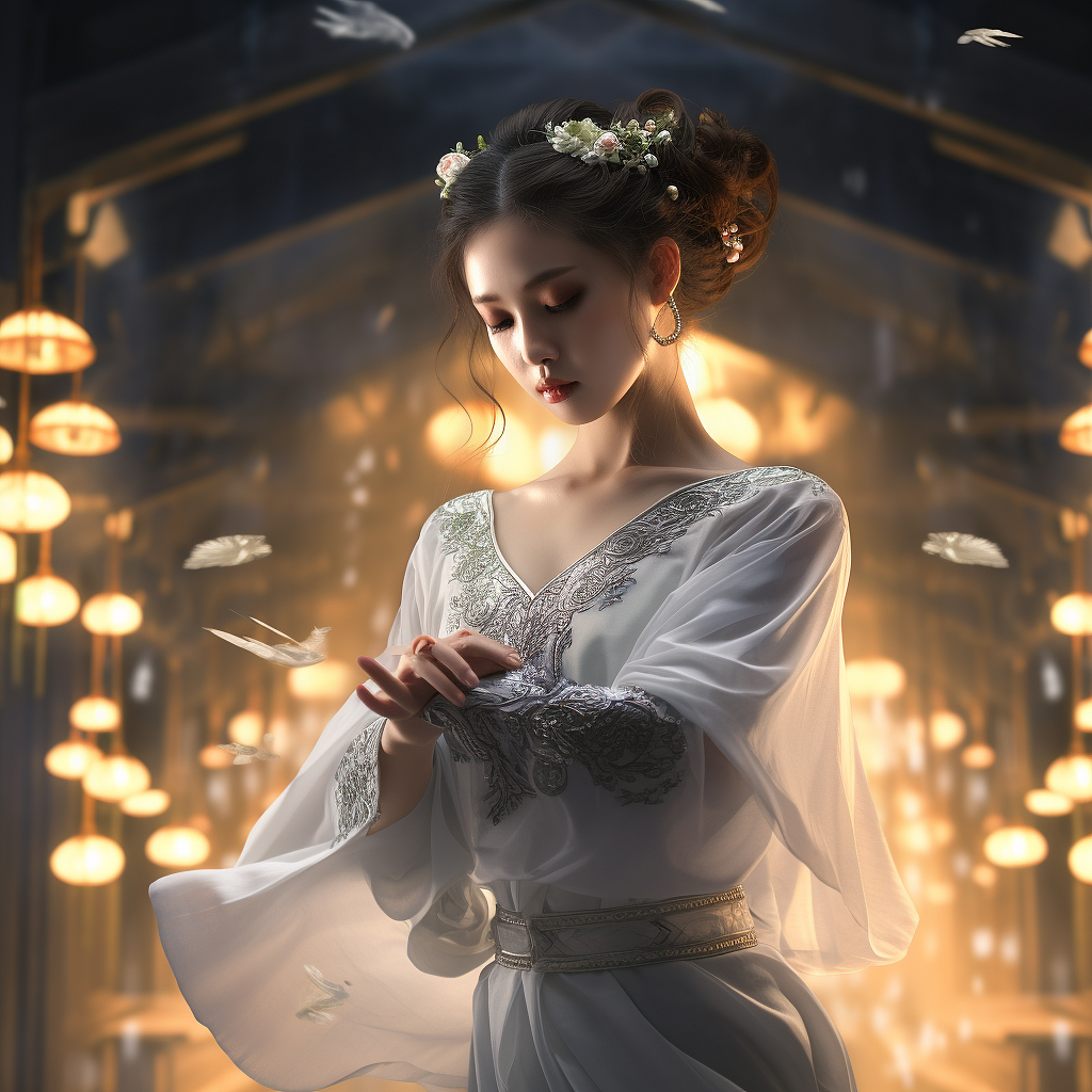 中国古风女子形象