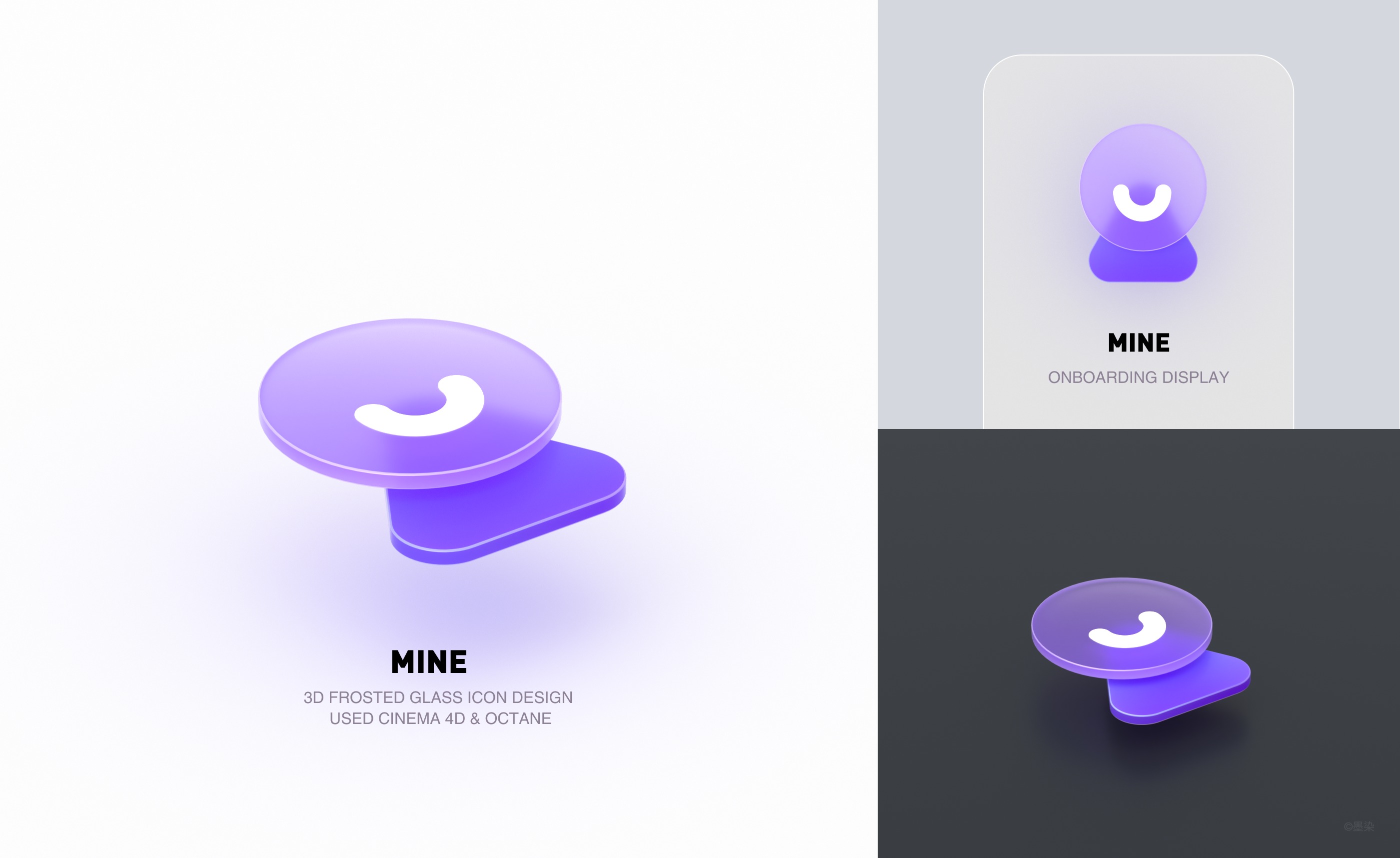 当图标遇到C4D | 磨砂玻璃图标设计（图ZMzM0MDg0OTYw） - 图标 - 站酷设计师墨染ART原创素材 - 站酷ZCOOL
