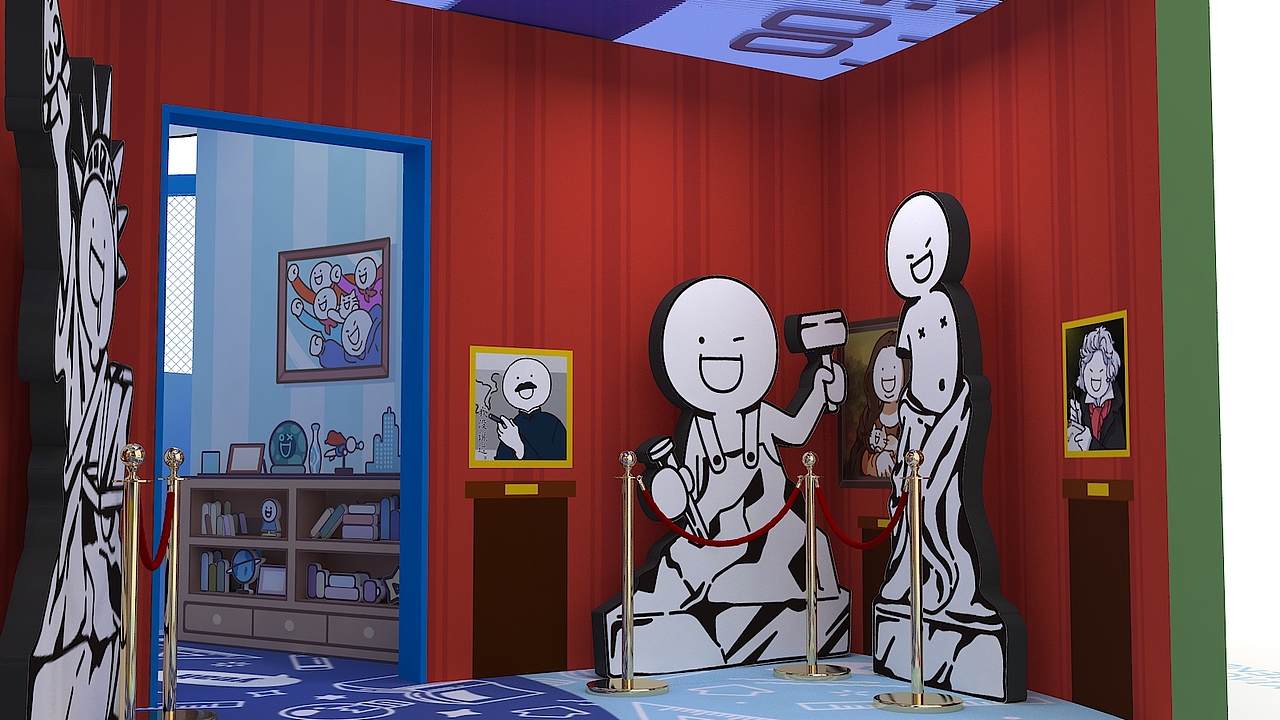 杭州科技城宝龙广场小蓝IP展