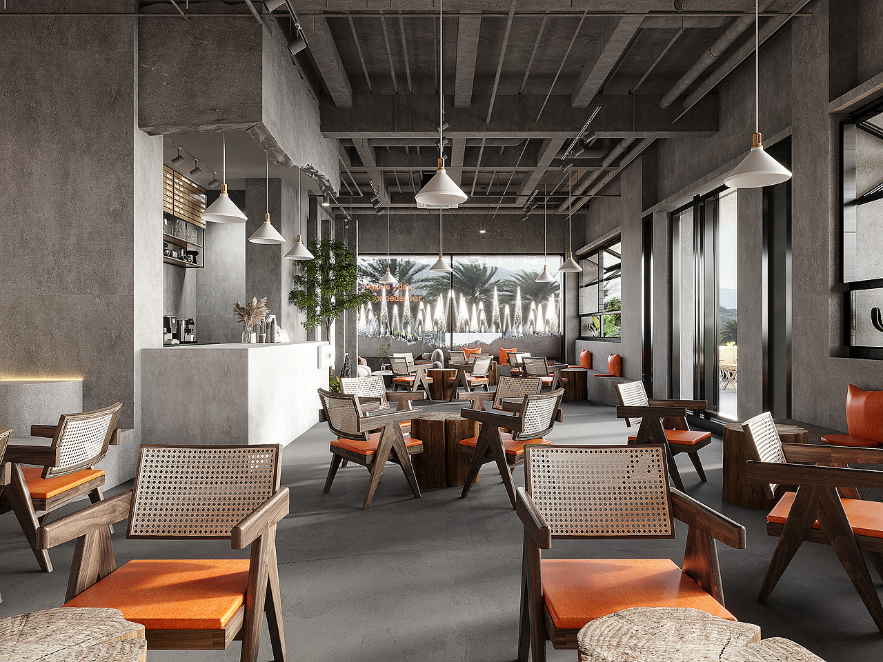 咖啡厅案例,每一处都透露出设计的灵感!