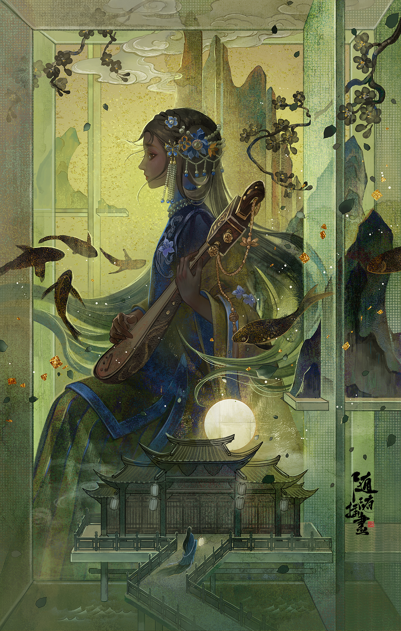 她们（图ZMzcwOTg1NDIw） - 艺术插画 - 站酷设计师养猫画画的随随原创素材 - 站酷ZCOOL