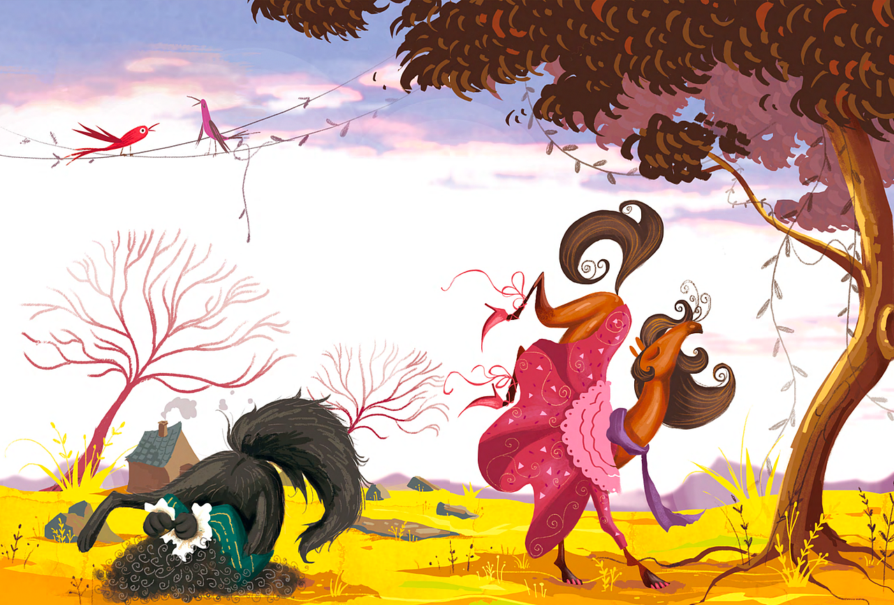 《列那狐的故事》原创插画（附过程）（图ZMzI0NTc4NjE2） - 商业插画 - 站酷设计师设计师奶片儿原创素材 - 站酷ZCOOL