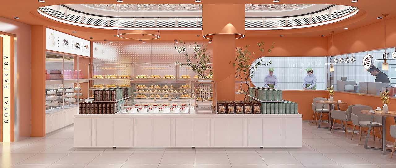 广西甜品店设计 广西面包店设计 成都面包店设计公司