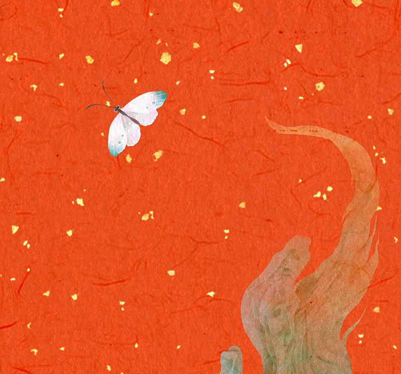 熊猫戏蝶 已商用 勿搬运