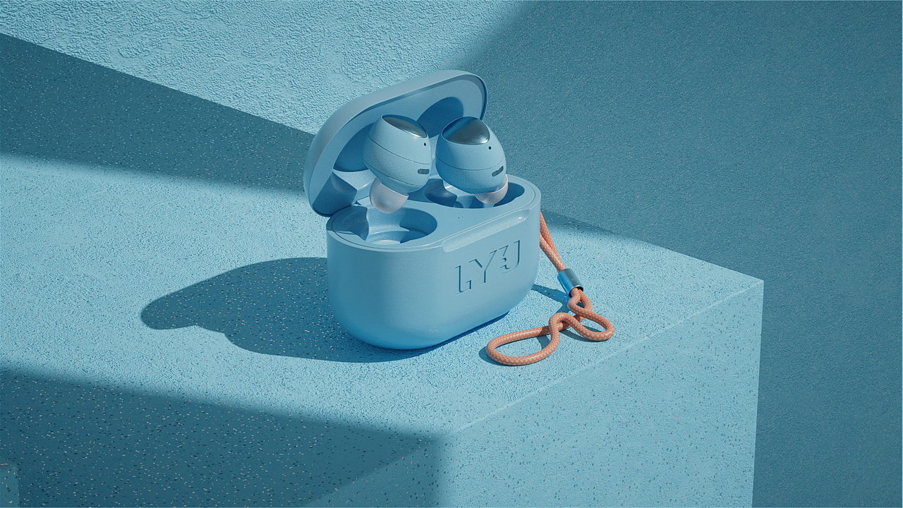 【LYJ首款】蓝牙耳机动画渲染