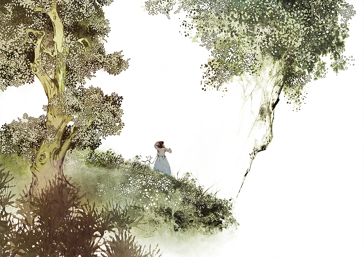 牧羊女（图ZMzYyMjA0NTcy） - 创作习作 - 站酷设计师林中小蜗原创素材 - 站酷ZCOOL