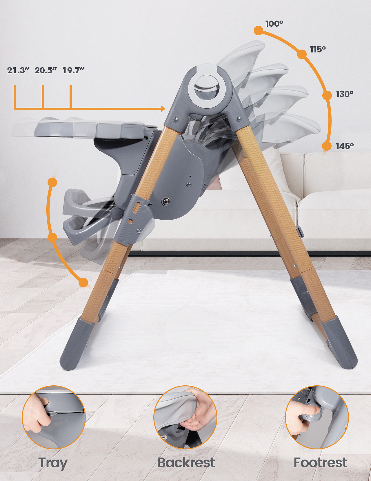 亚马逊电商-婴儿餐车套图