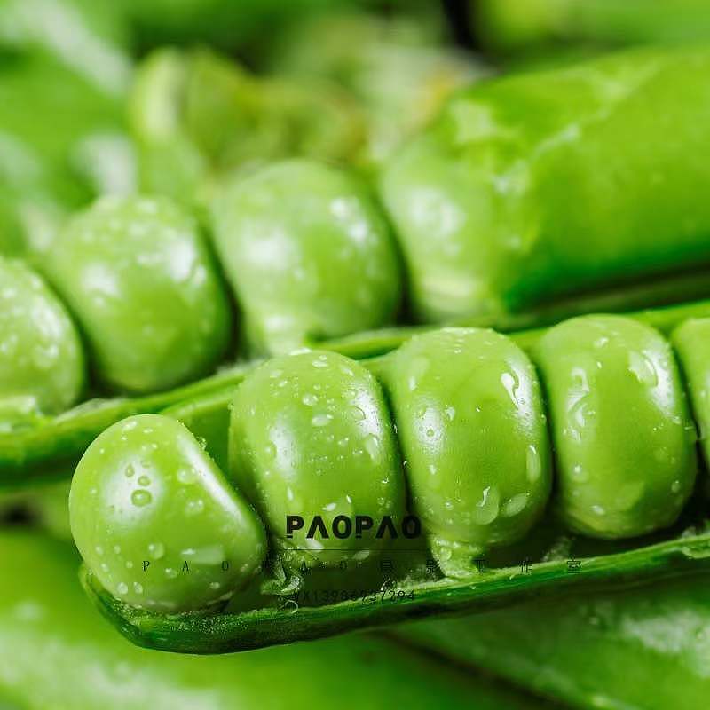 新鲜豌豆|生鲜美食素材拍摄+电商设计