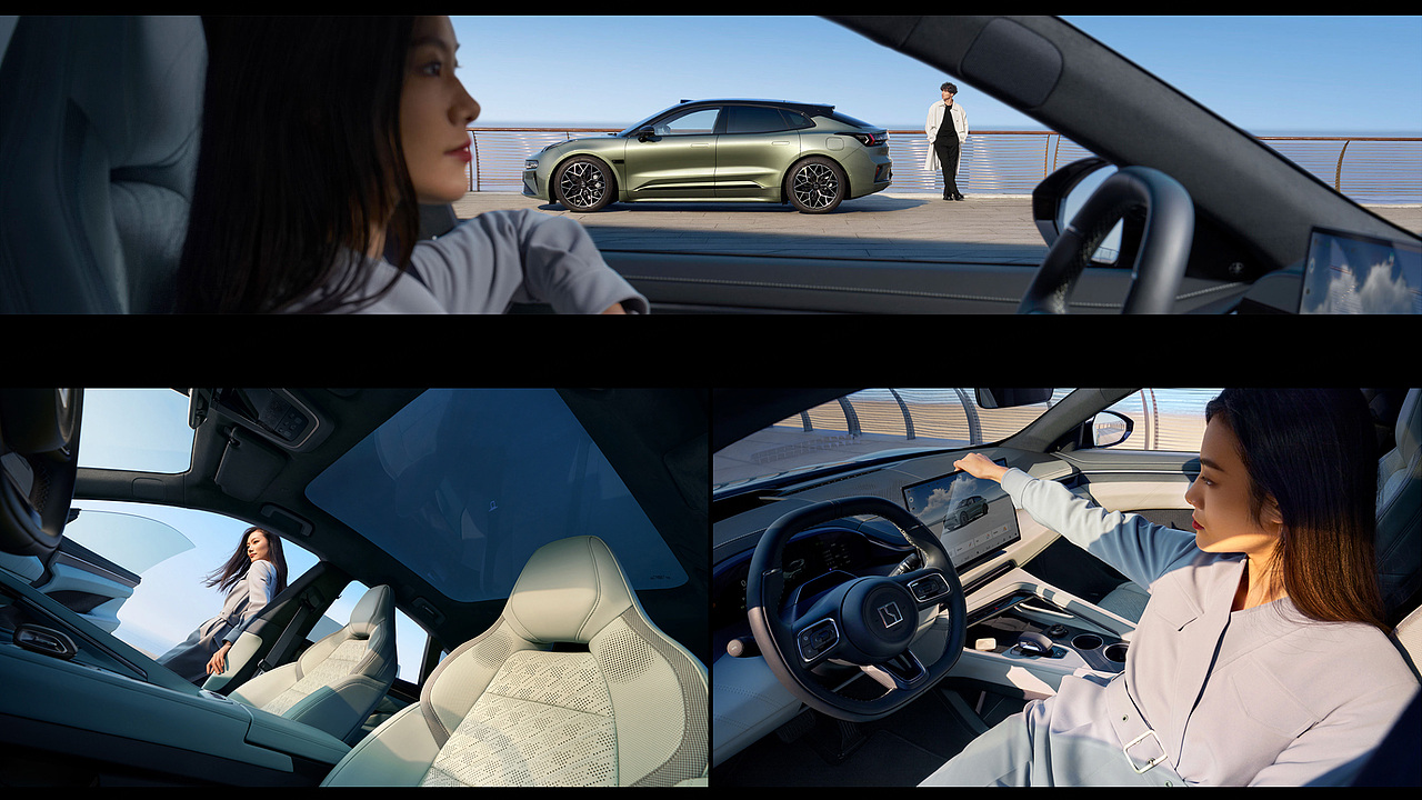 汽车摄影lifestyle美图 极氪 zeekr 001（图ZMzYzMTUzMTM2） - 产品摄影 - 站酷设计师陈同健原创素材 - 站酷ZCOOL