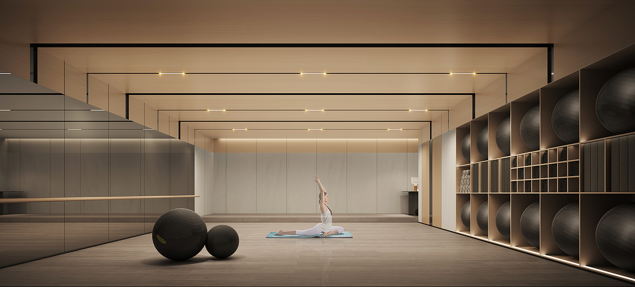 健身房（图ZMzE2MjEwMzAw） - 商业空间设计 - 站酷设计师二零四六DESIGN原创素材 - 站酷ZCOOL