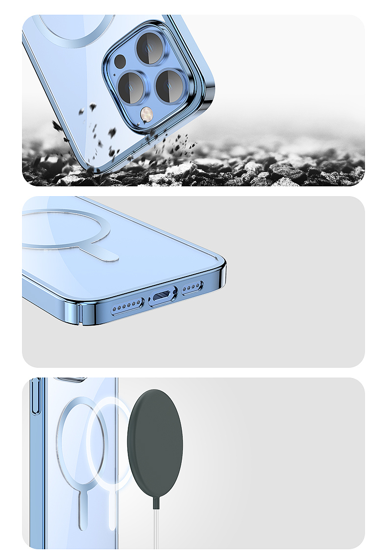 电镀磁吸壳/手机保护套