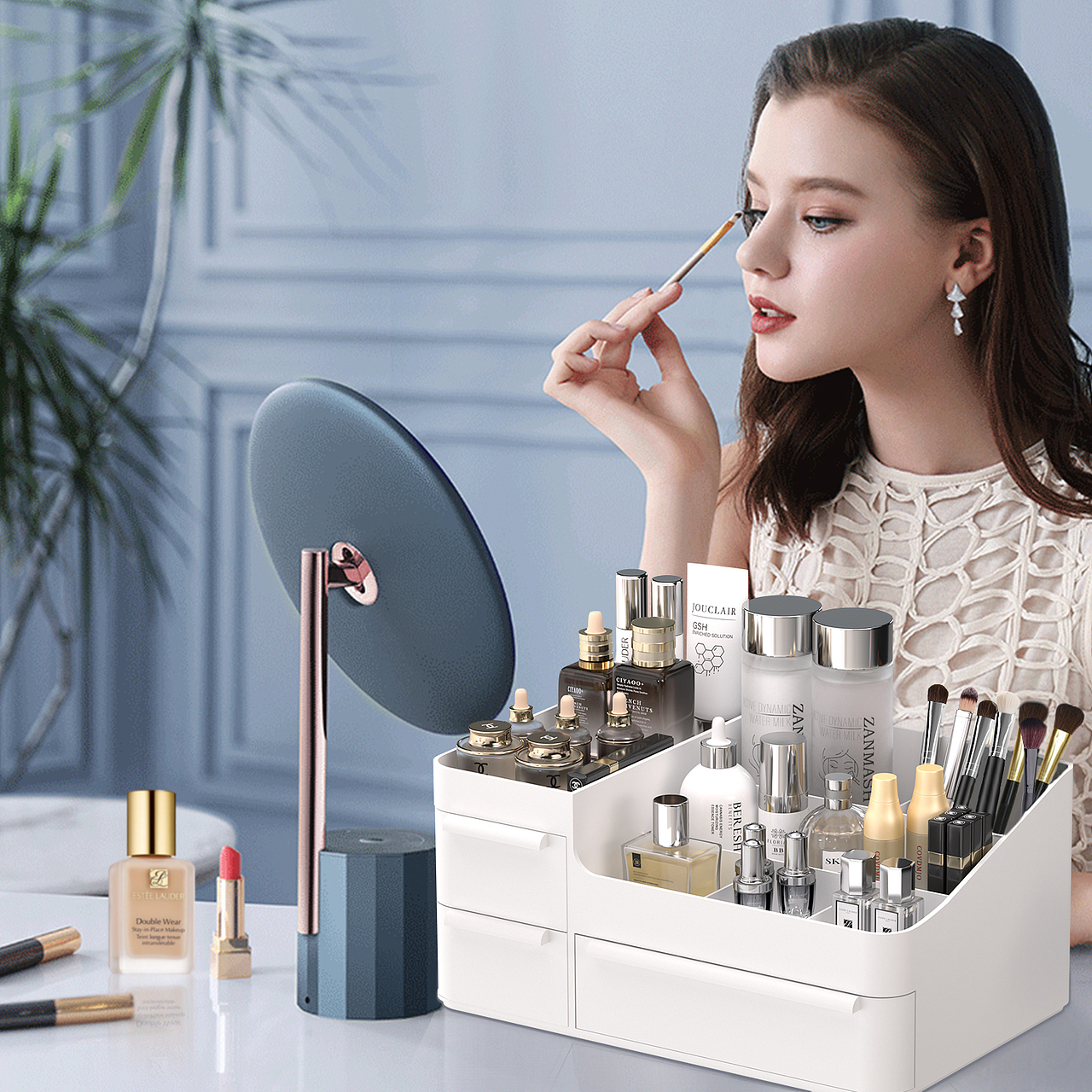 亚马逊电商设计-白色化妆盒主图