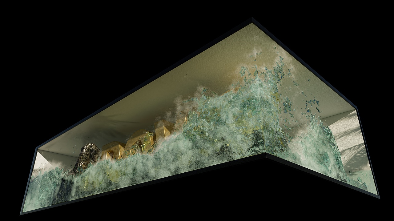 海浪，瀑布，裸眼3d（图ZMzAxMDk4NzY0） - 动画/影视 - 站酷设计师TinyWang9原创素材 - 站酷ZCOOL