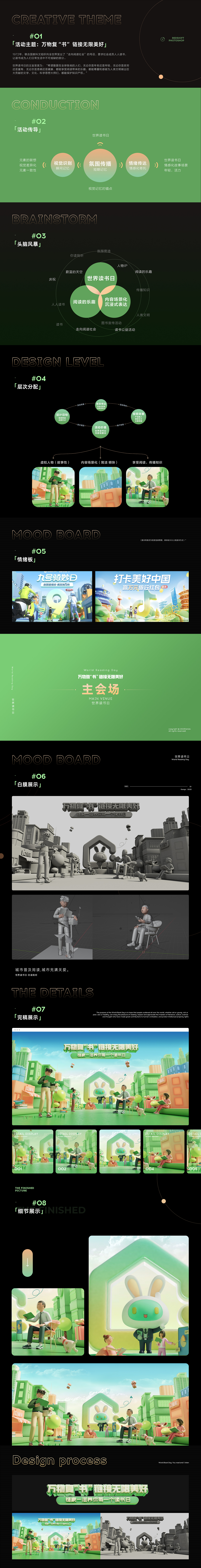 链家 ”世界读书日“ KV 视觉分享