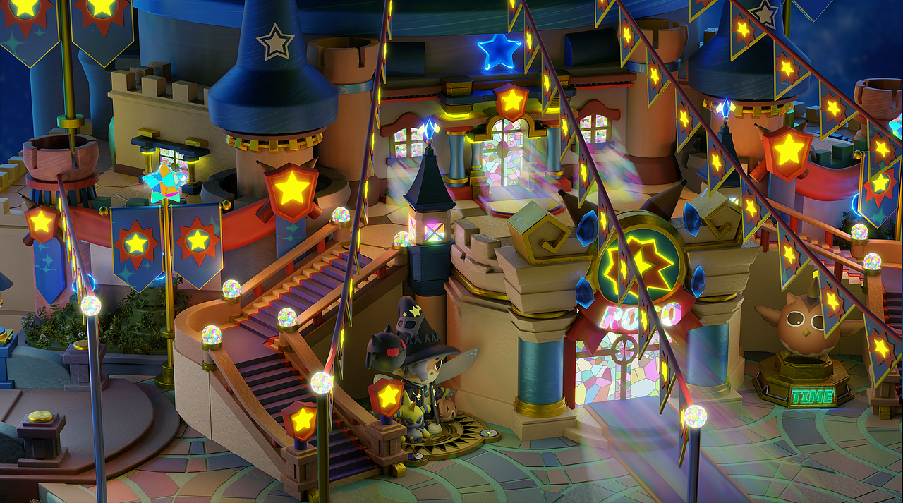 洛克王国-王国城堡同人练习