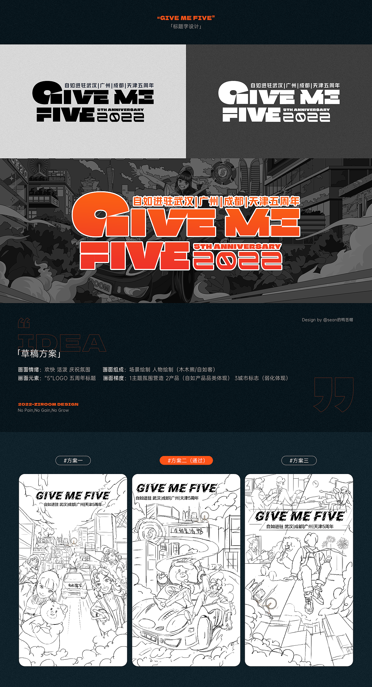 GIVE ME FIVE丨自如四城市五周年活动