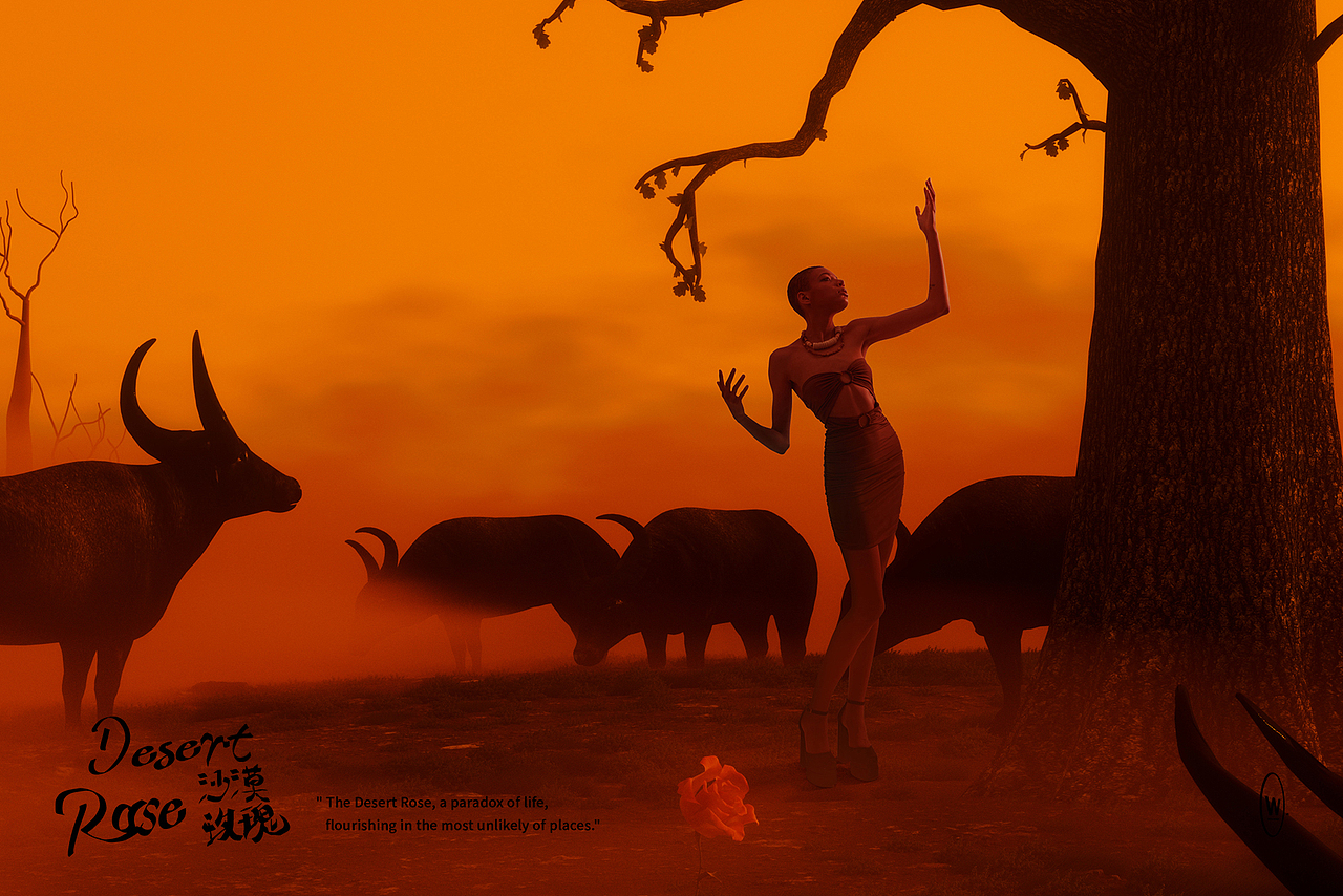 Desert Rose | 沙漠玫瑰（图ZMzY3NDc3NjYw） - 场景 - 站酷设计师这是个W原创素材 - 站酷ZCOOL
