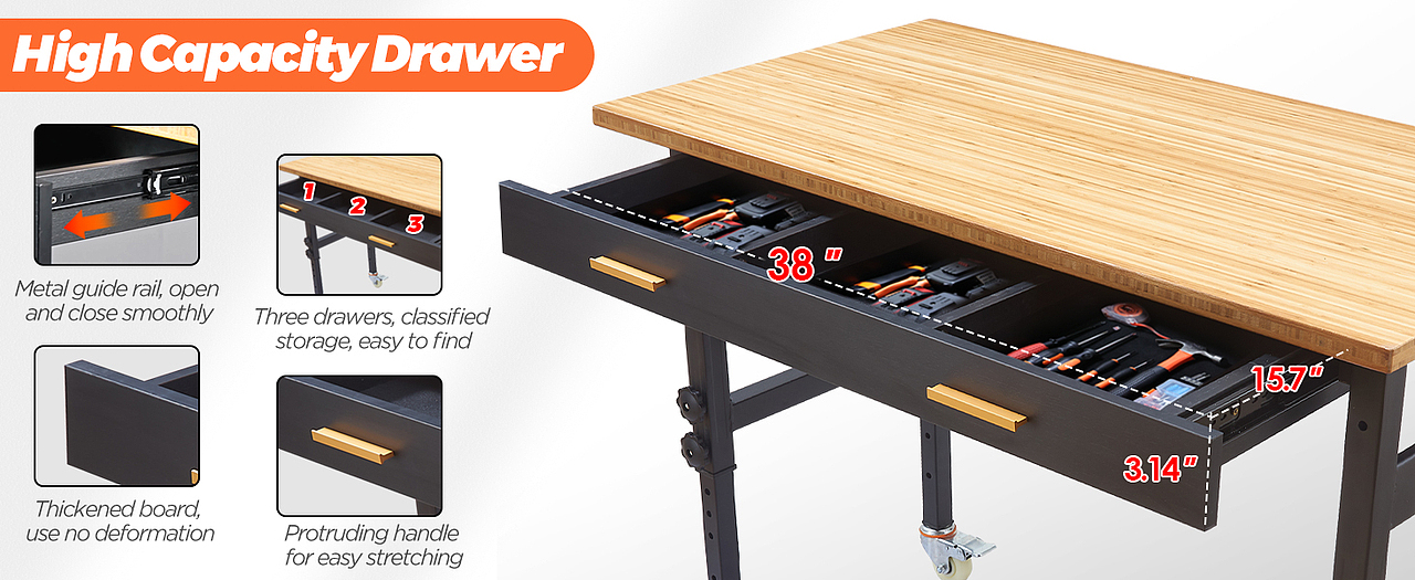 亚马逊-工具桌子 A+