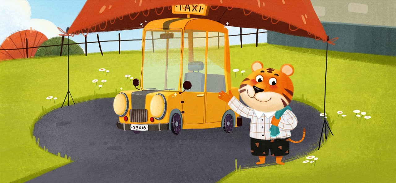 虎年-打工人的一天（圖ZMzE5NTU1MTky） - 繪本 - 站酷設(shè)計師爬行的胖鳥兒原創(chuàng)素材 - 站酷ZCOOL