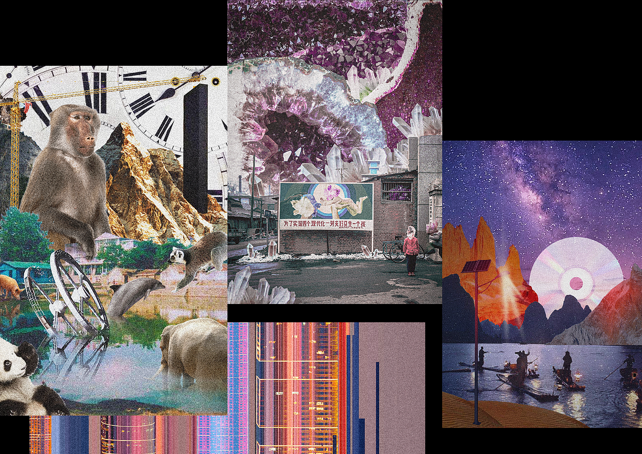 「拼贴艺术」：祭奠在疫情中死去的时间（图ZMzI3MTQxNTEy） - 海报 - 站酷设计师卡在了奇怪的地方原创素材 - 站酷ZCOOL